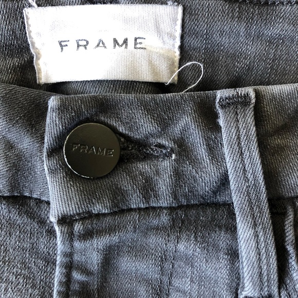 COPY - FRAME Women's Le Crop Mini Boot Raw Edge Jeans - Picture 10 of 10